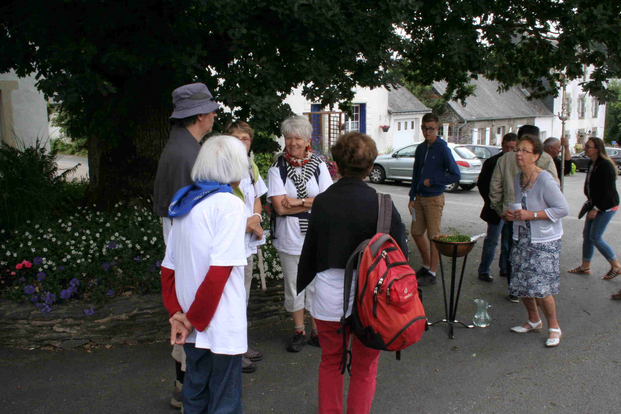 Les "Pèlerins de St Gilles du Gard" sont en visite