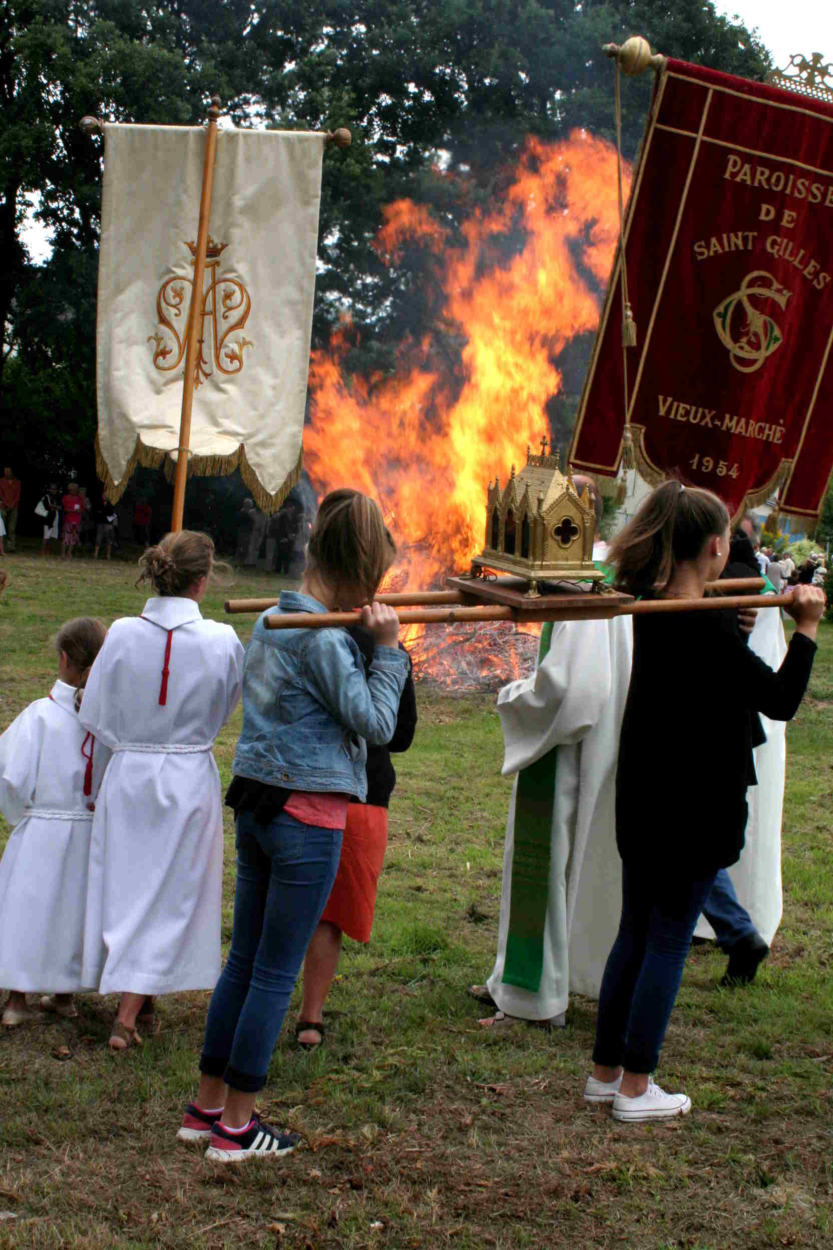 Départ de la procession