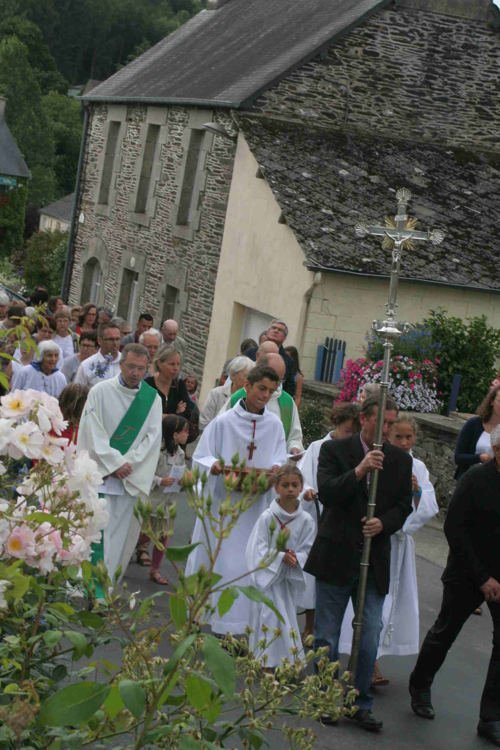 En route vers l'église